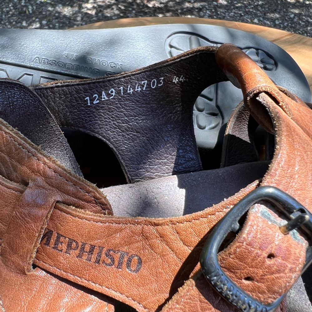 Mens Mephisto fisherman sandals - size 44 - Picture 2 of 8